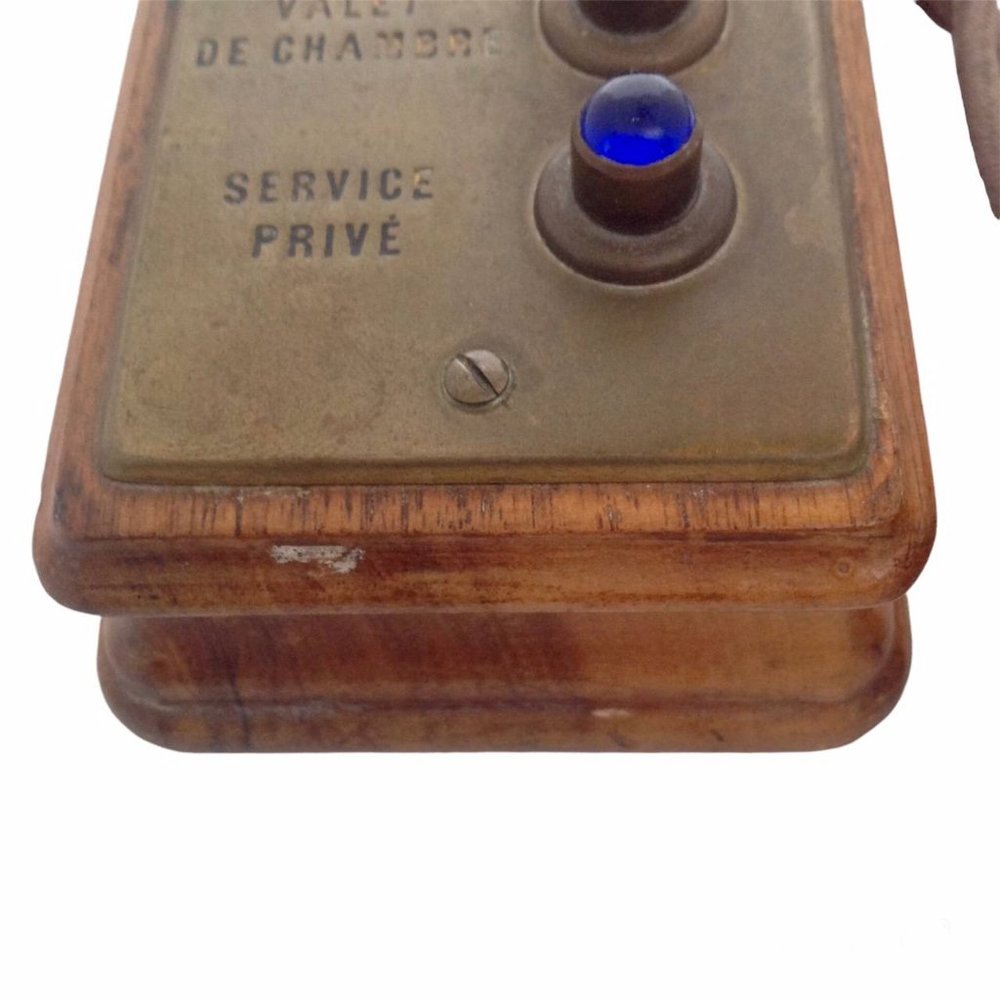Vintage French Hotel Room Service Panel STEAMPUNK Femme De Chambre VALET Waiter - Picture 8 of 11